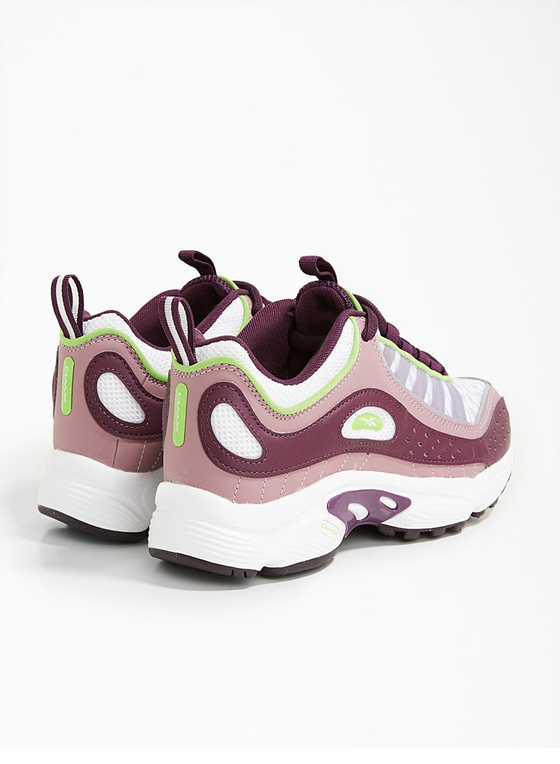 Daytona DMX II Low Top Sneakers White/Semi Solar Green/Eggplant
