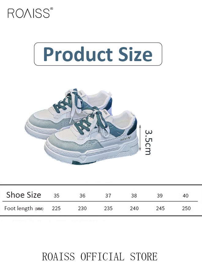 Women Casual Sneakers Versatile for Daily Use Flat and Comfortable Long Lace Design Lightweight and Breathable Non Slip Large Sole for Women