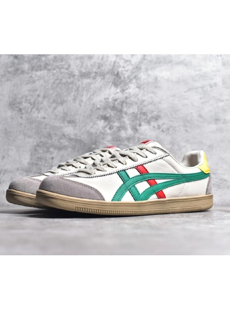 Tokuten Casual Sneakers Beige/Green/Red