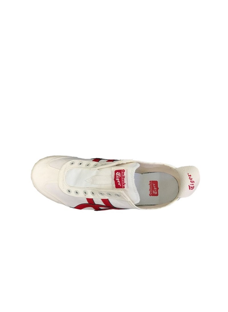 MEXICO 66 Slip-On Canvas Casual Shoes White/Red