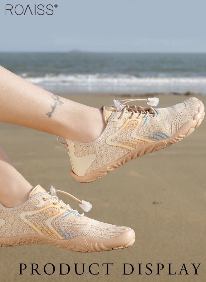 Fashionable Outdoor Versatile Contrast Color Sneakers Unisex Style Beach Adjustable Buckle Fitness Wading Shoes