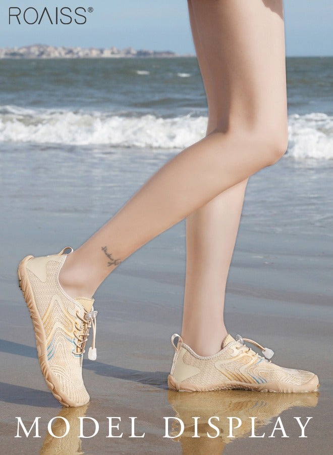 Fashionable Outdoor Versatile Contrast Color Sneakers Unisex Style Beach Adjustable Buckle Fitness Wading Shoes
