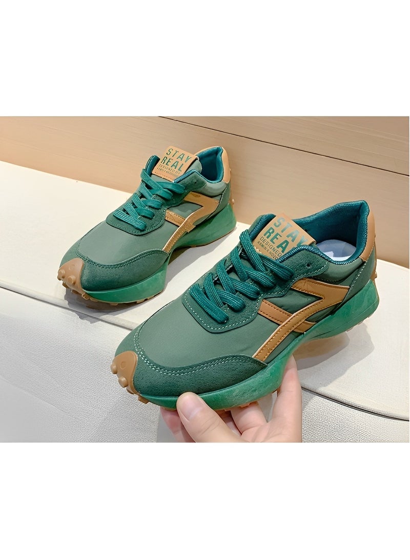 Women's Sneaker Casual Comfort Cross Trainer Kicks Lace Up Nylon Sneaker Wide Widths Sneaker Running Shoe Racing Sneaker