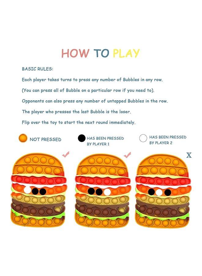 Sensory Bubble Push Fidget Toy