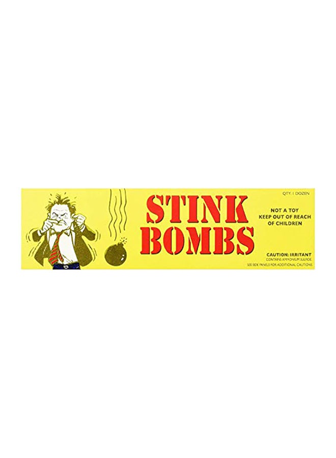 12-Piece Rhode Island Novelty Stink Bombs 20.32x7.62x5.08cm