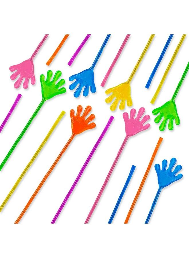 Vinyl Glitter Mini Sticky Hands Toys For Children Party Favors, Birthdays 1 1/4