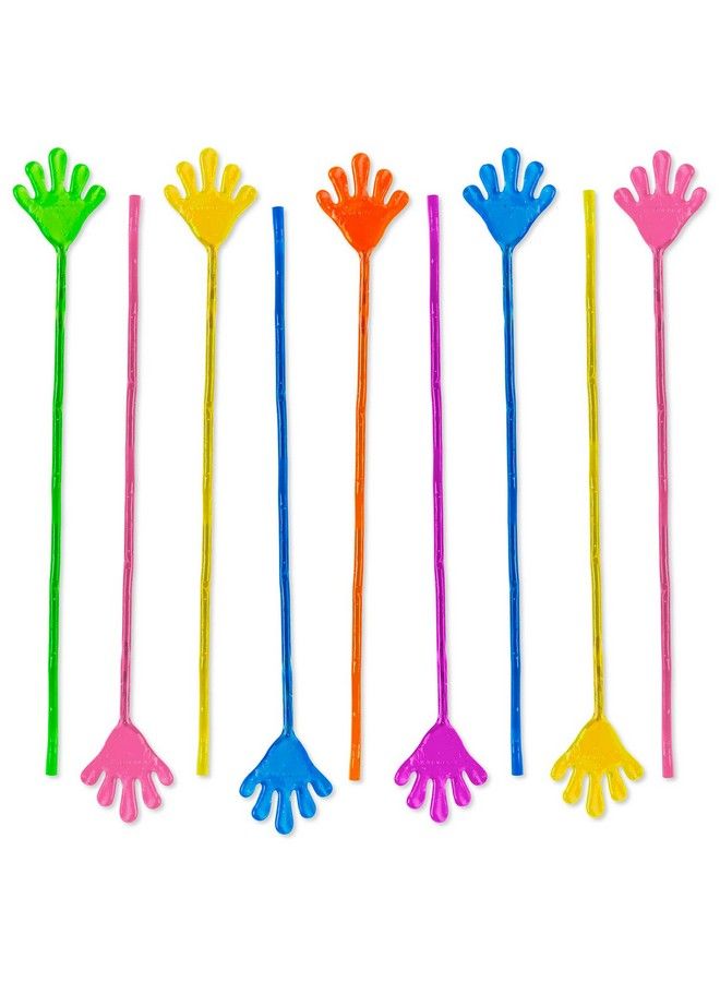 Vinyl Glitter Mini Sticky Hands Toys For Children Party Favors, Birthdays 1 1/4