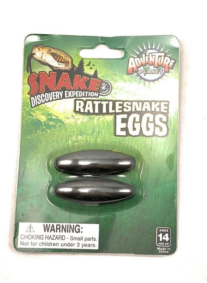 Adventure Planet Snake Discovery Edition Magnetic Rattlesnake Eggs 2 Pack