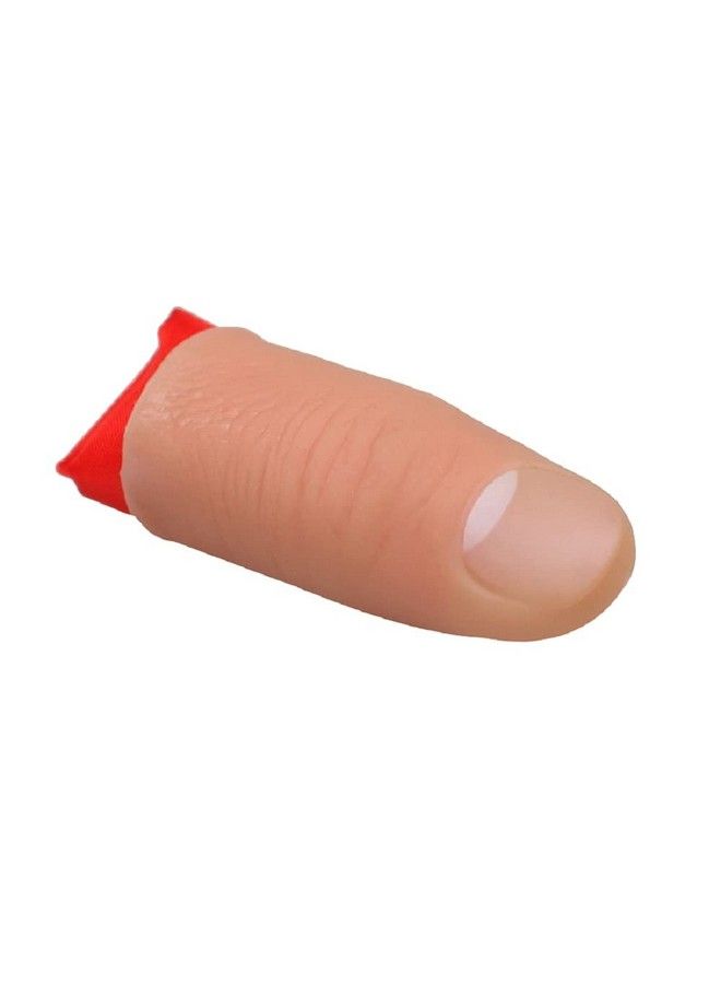 Magician Rubber Thumb Tip With Silk Close Up Trick For Vanishing Gimmick Appearing Disappearing Real Finger Magic Tricks