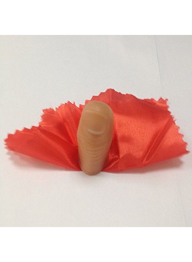 Magician Rubber Thumb Tip With Silk Close Up Trick For Vanishing Gimmick Appearing Disappearing Real Finger Magic Tricks