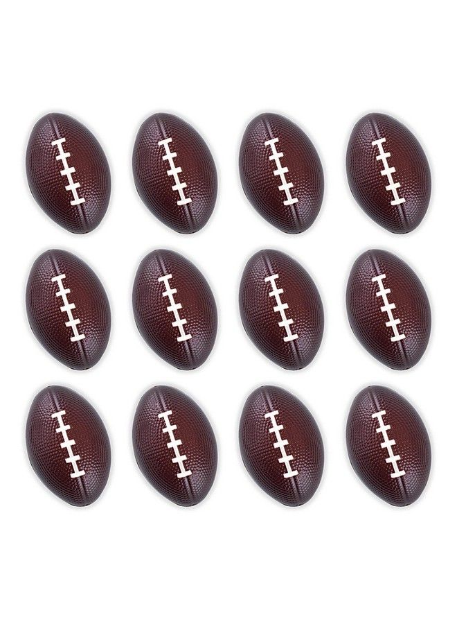 Sports Themed Mini Football Stress Balls Squeeze Foam For Anxiety Relief Relaxation Party Favor Toy Gifts (12 Pack)