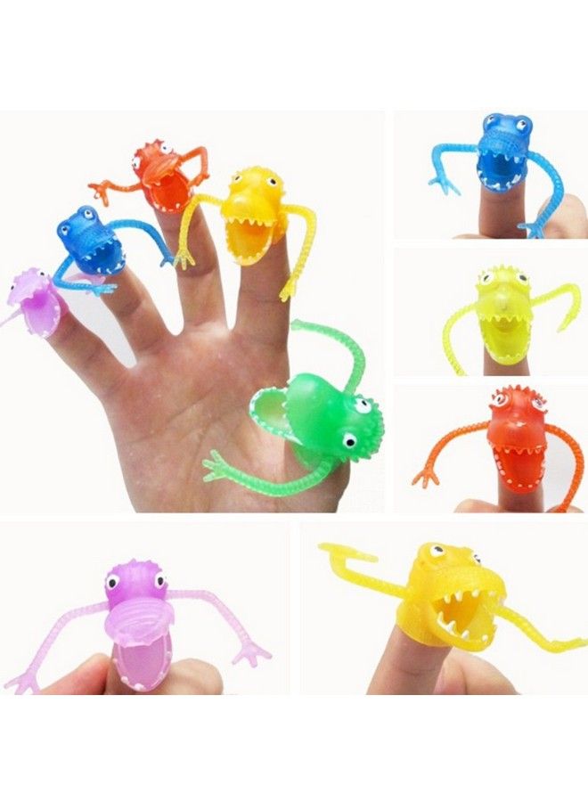 20 Pcs Plastic Finger Monsters For Kids Party Bag Fillers Fun Toys Puppet Show (Random Pattern)