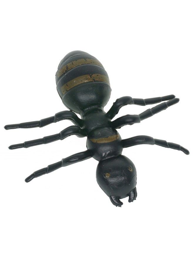 20Pcs Fake Big Ant Giantants Queen Black Plastic Mock Reptile Insects Joke Toys Prank Scary Trick Tricky Brains For Halloween Party