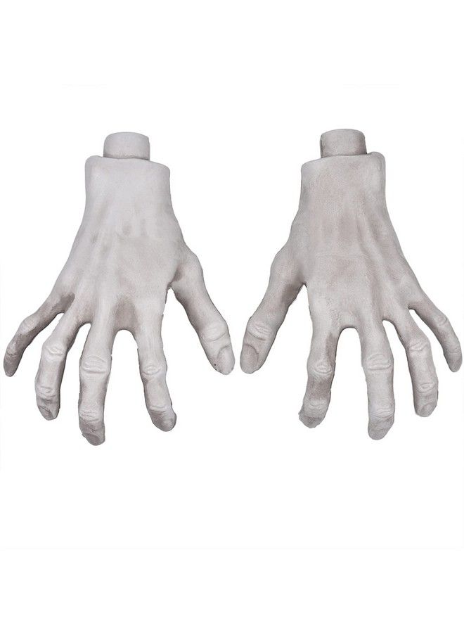 Halloween Skeleton Hands 1 Pair Realistic Plastic Skeleton Zombie Hands For Halloween Terror Scary Props Decorations