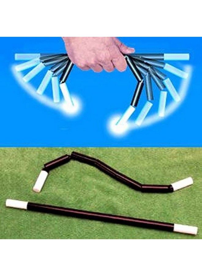 Magician'S Instant Breakaway Wand Gimmick Shiny Plastic Strip 12'' Straw Tip Magic Trick Black