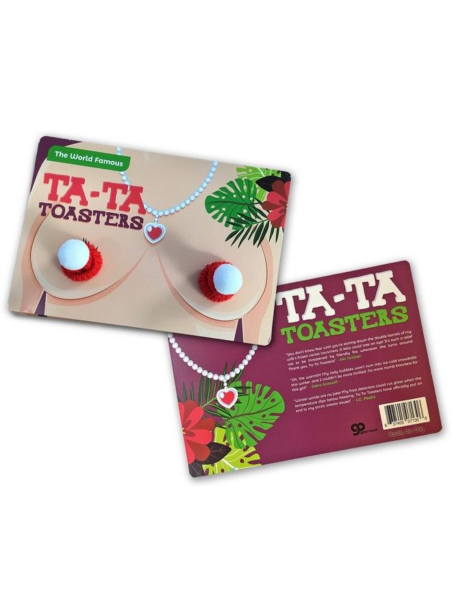 Tata Toasters Funny Novelty Gift For Women Naughty Stocking Stuffers Gag Gifts For Girl Friends Bff Gifts For Ladies Funny White Elephant Idea Chest Warmers Hooter Heaters Tata Toasters