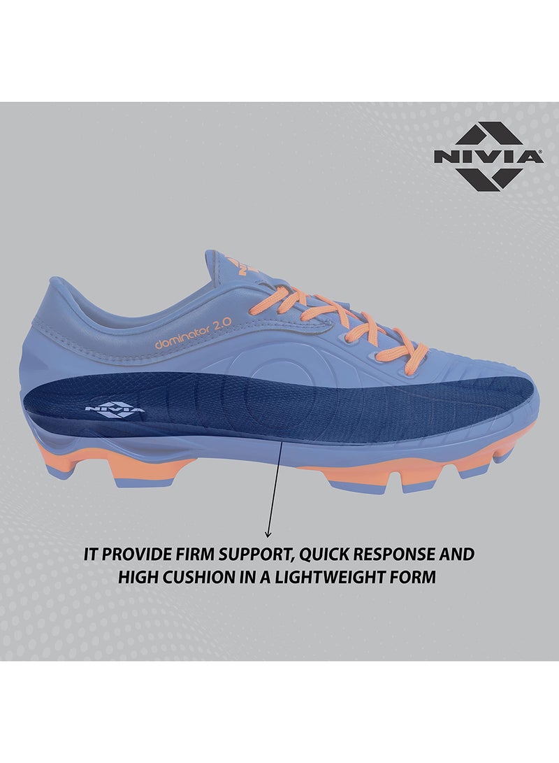 Dominator 2.0 Football Shoes | 7 UK/ 8 US/ 41 EU | Thermoplastic Polyurethane | Moulded Insole | Minimal Water Absorption/Water Proof