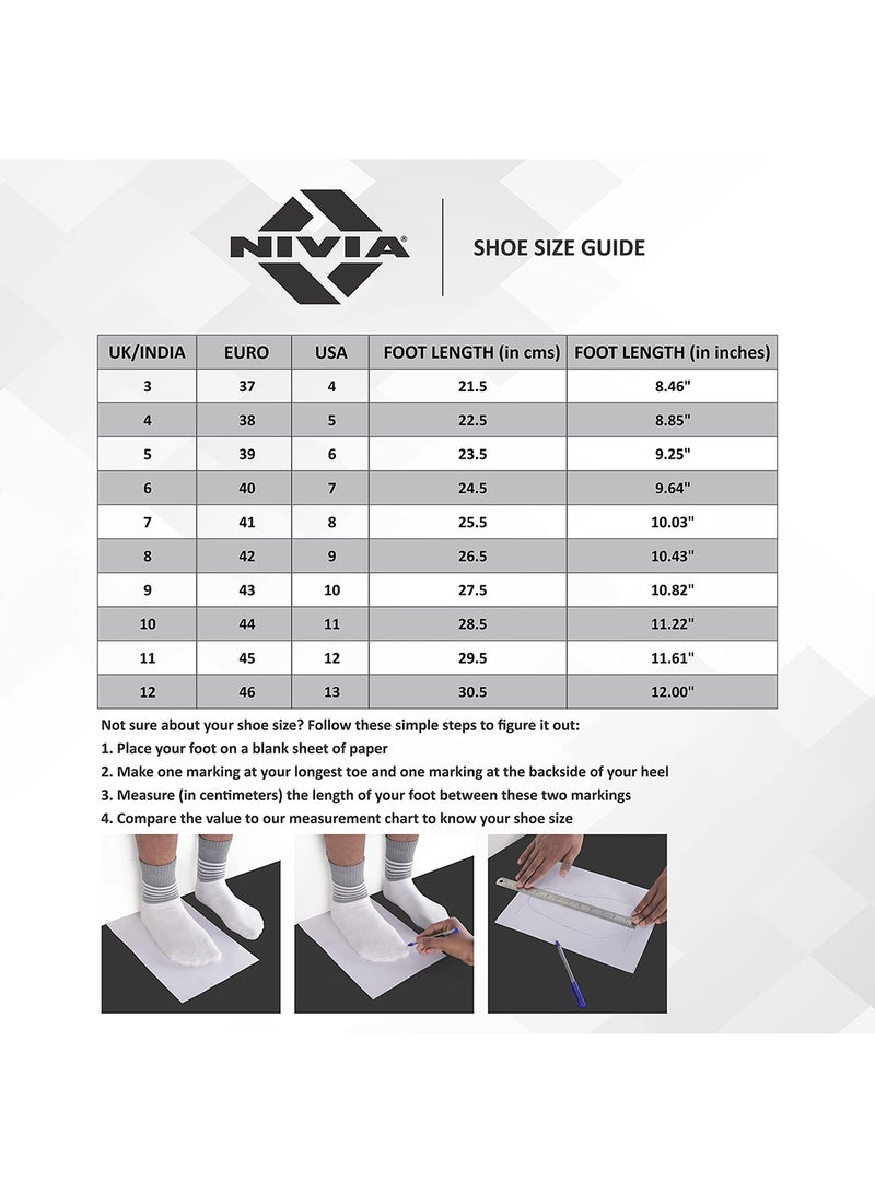 HY-Court 2.0 Badminton Shoes | For Mens and Boys | Non-Marking Shoe | Court Shoe | For Badminton, Squash, Tennis Players | 5 UK / 6 US / 39 EU
