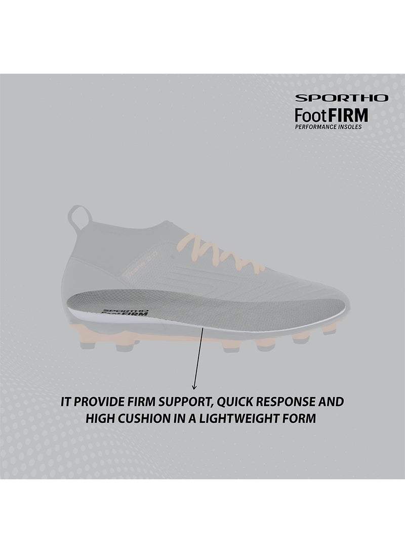 CRANE 2.0 FOOTBALL STUD | 11 UK/ 12 US / 45 EU | EVA Sockliner | TPU Embosed Film with PU | Pre-Molded TPU Light Weight Insole