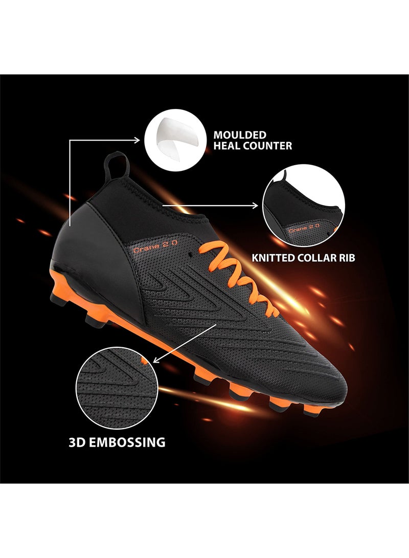 CRANE 2.0 FOOTBALL STUD | 11 UK/ 12 US / 45 EU | EVA Sockliner | TPU Embosed Film with PU | Pre-Molded TPU Light Weight Insole