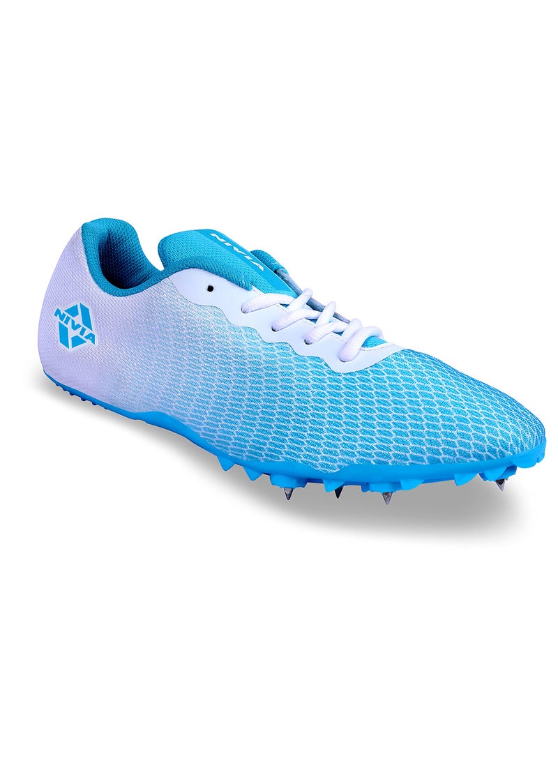 Stride 2.0 Athletic Spikes Track & Field Shoes for Mens | TPU Sole with Sublimated Mesh Upper | Die-Cut Soft EVA | Light Weight Insole | UK7 / US8 / EU41