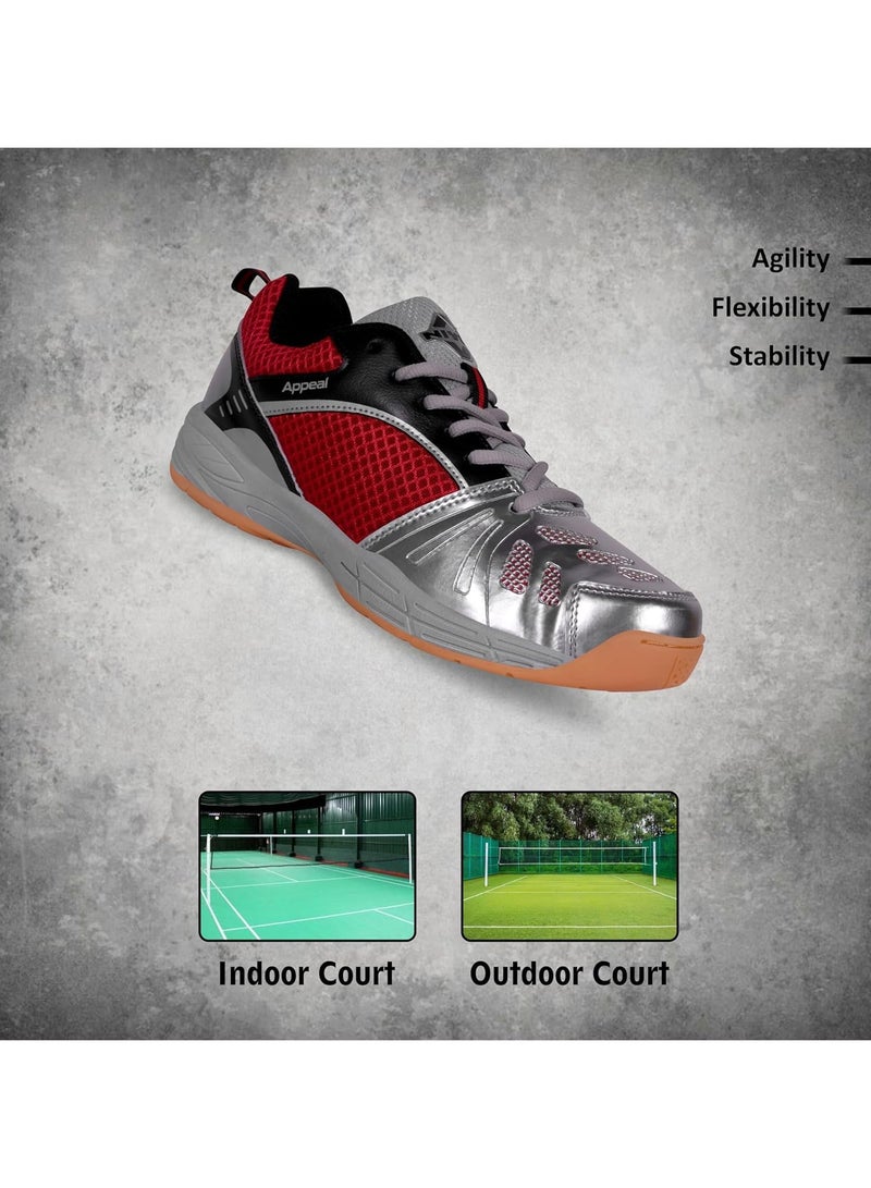 Appeal Badminton Shoes | For Mens and Boys | Non-Marking Shoe | Court Shoe | For Badminton, Squash, Tennis Players