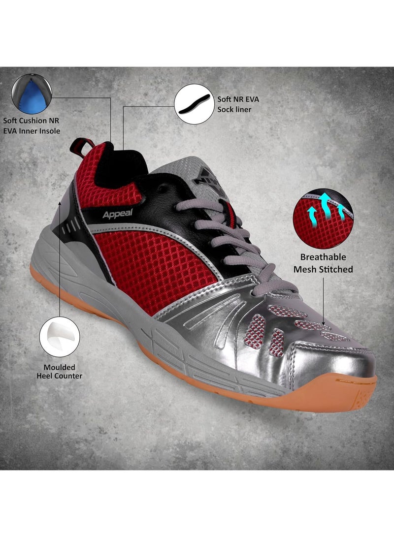 Appeal Badminton Shoes | For Mens and Boys | Non-Marking Shoe | Court Shoe | For Badminton, Squash, Tennis Players