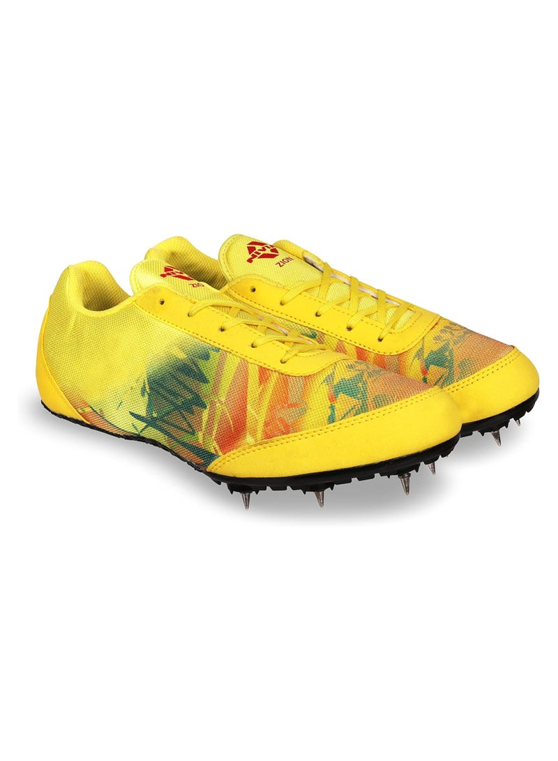 Zion-1 Running Spikes Shoes | Size : 2UK / 3US / 36EU | Lace-Up | Material Type : Ethylene Vinyl Acetate ,Nylon