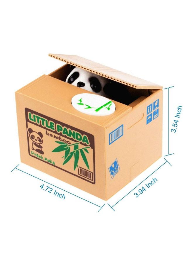 Little Panda Stealing Money Bank 12 x 10 x 9cm