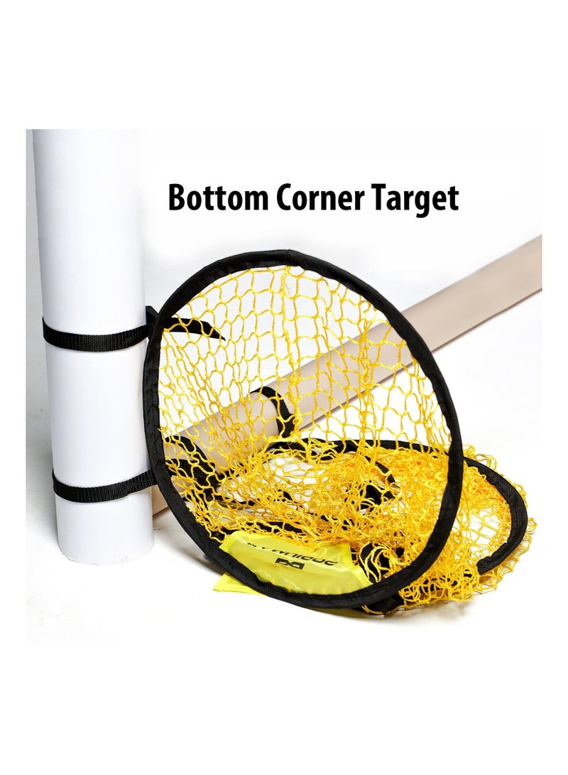 1PCS Soccer Shooting Accuracy Training Goal, Top Bins Soccer Target Goal Shooting Practice Soccer Target Goal Soccer Goal Shooting Accuracy Goal for Shooting Soccer Accuracy Training