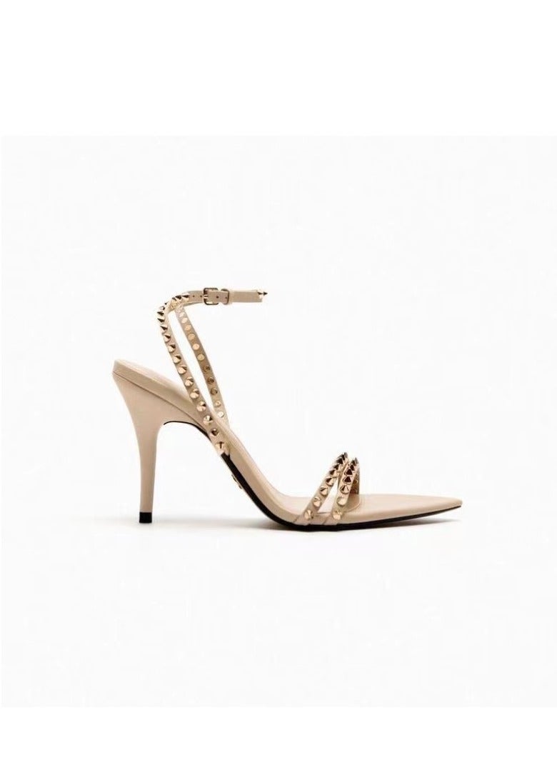 Summer Minimalist Slim Heel Sandals