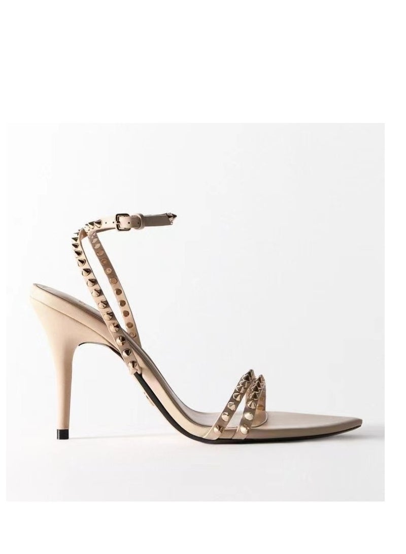 Summer Minimalist Slim Heel Sandals