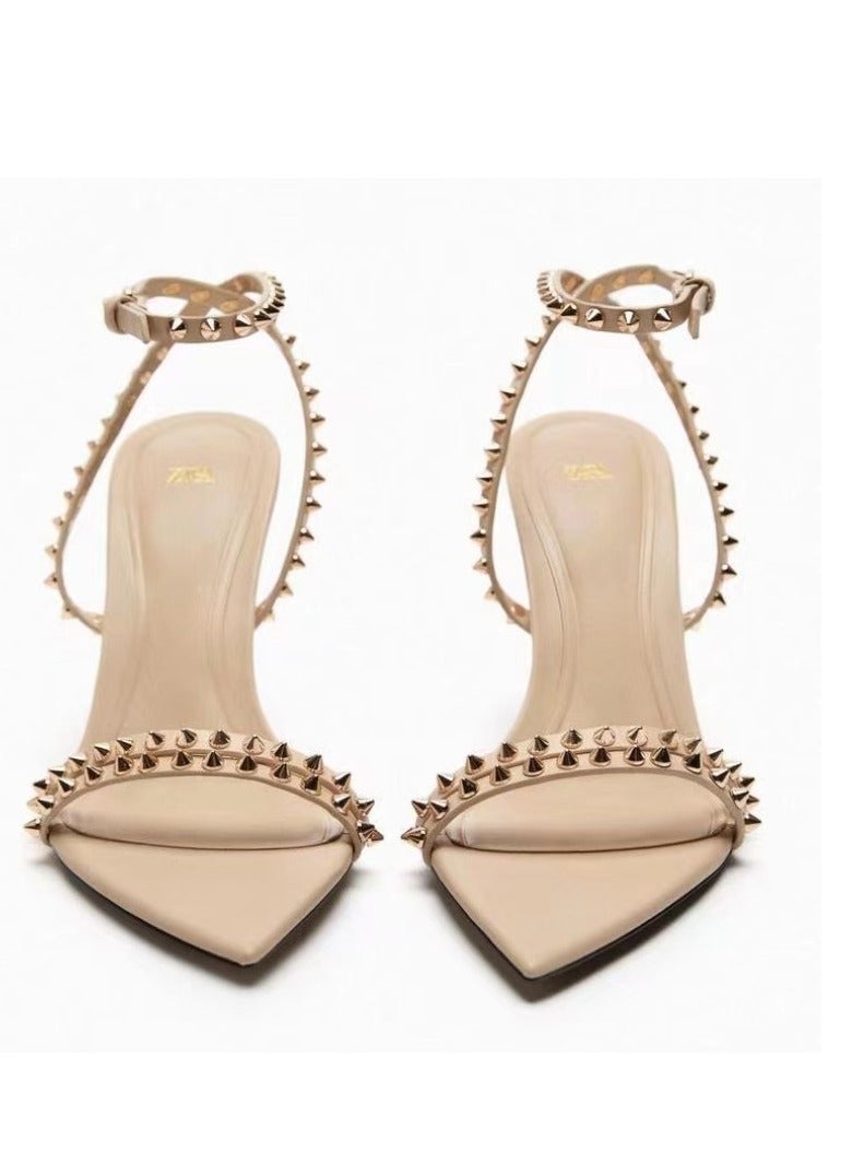 Summer Minimalist Slim Heel Sandals