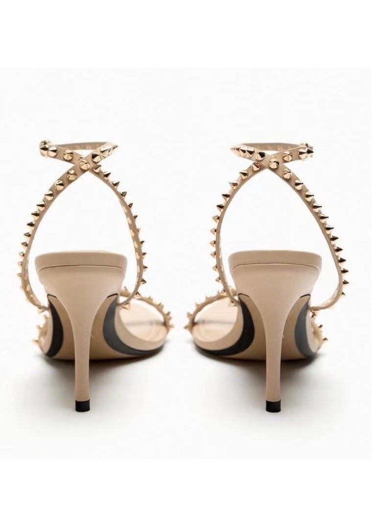 Summer Minimalist Slim Heel Sandals