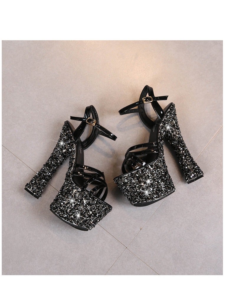 New Water Diamond Open Toe Sandals