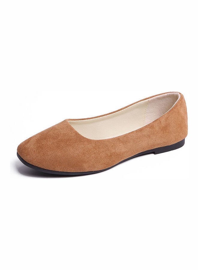 Comfortable Stylish Ballerina Dark Brown