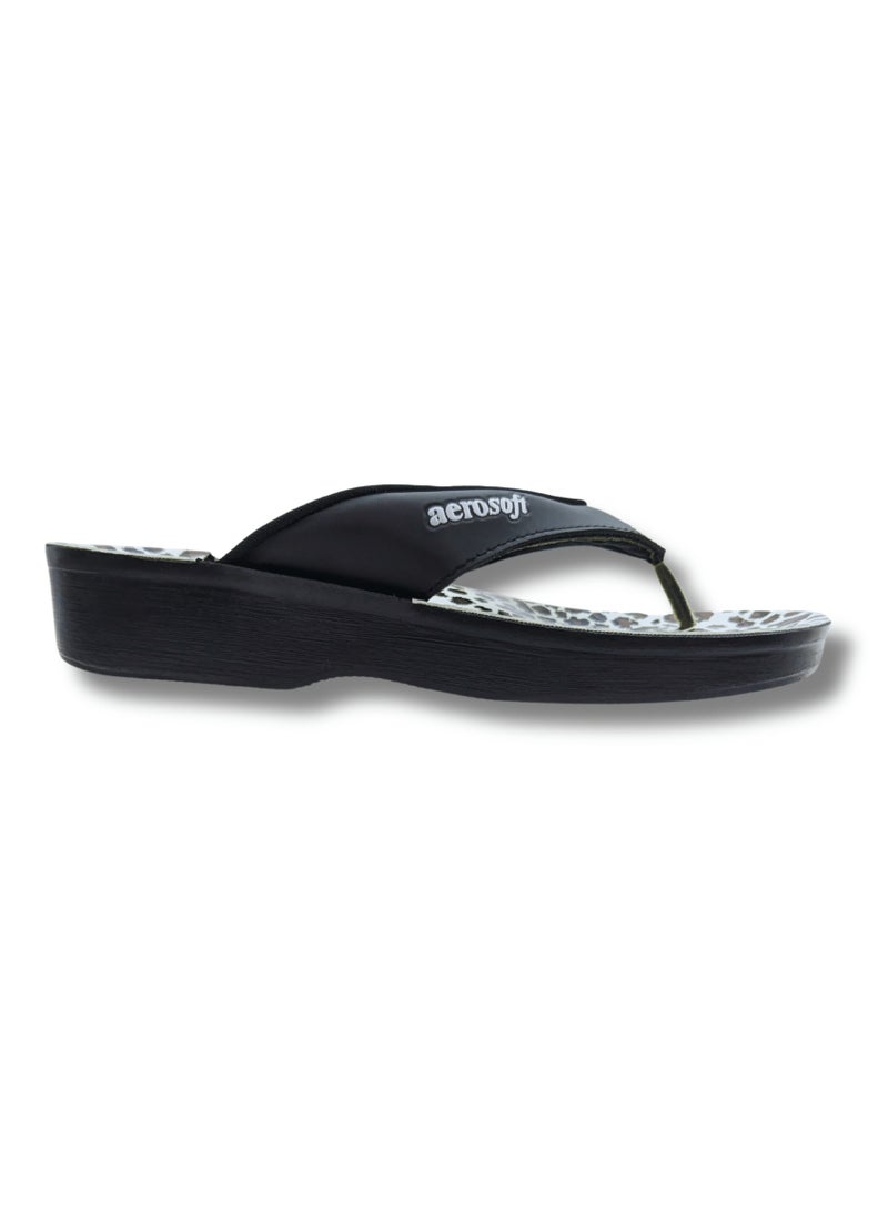 Aerosoft Women Slippers A0846 Black