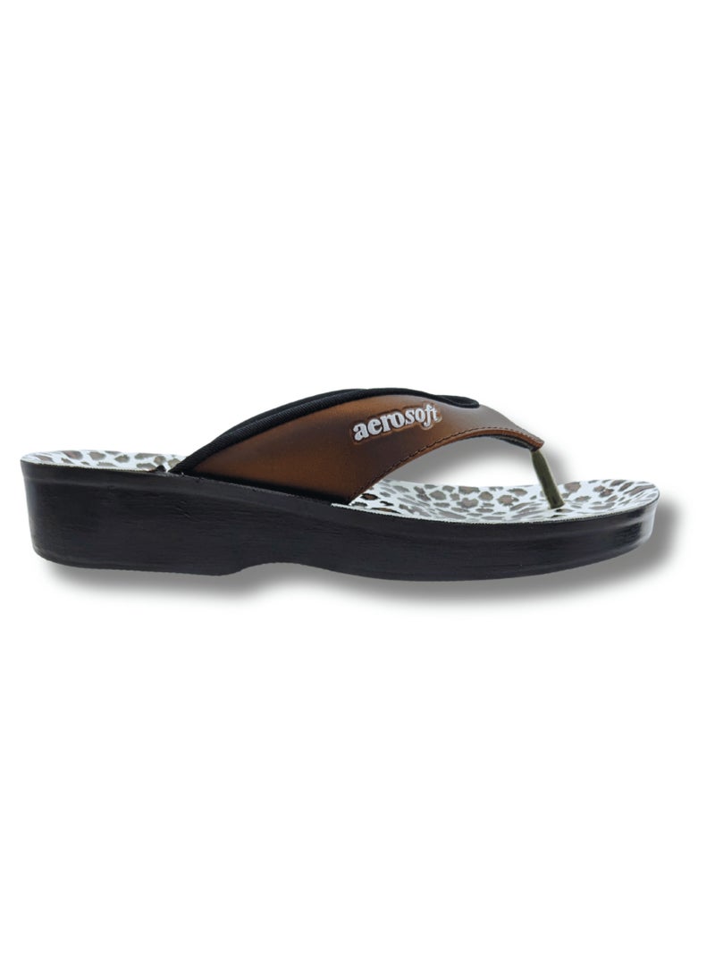 Aerosoft Women Slippers A0846 Brown