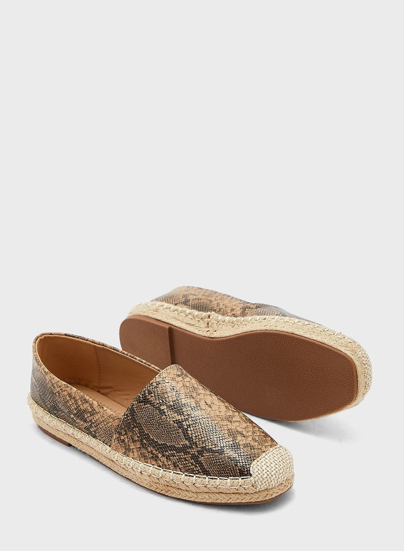 Snake Effect Espadrile