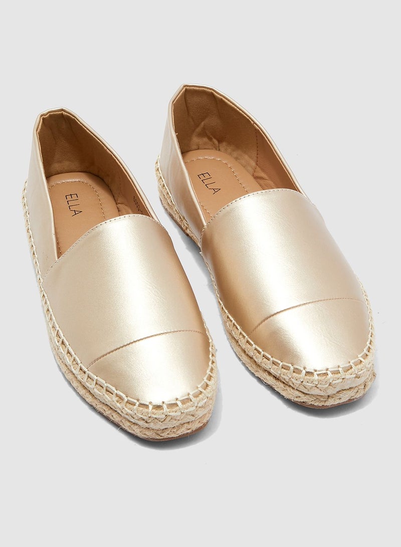 Espadrilles In Metallic