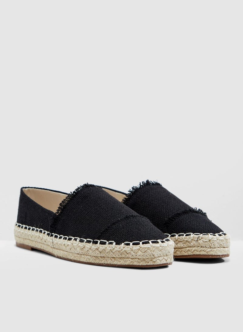 Espadrilles With Fringe Detail