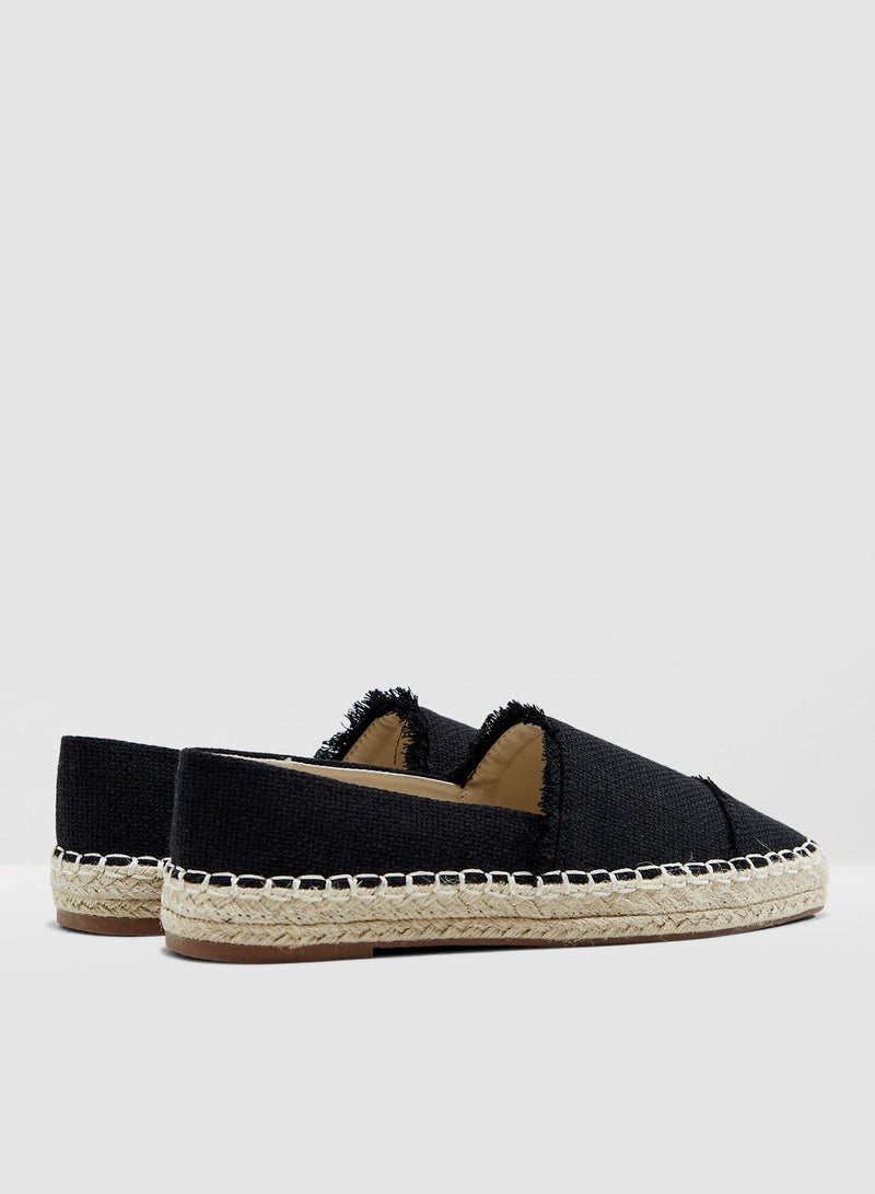 Espadrilles With Fringe Detail