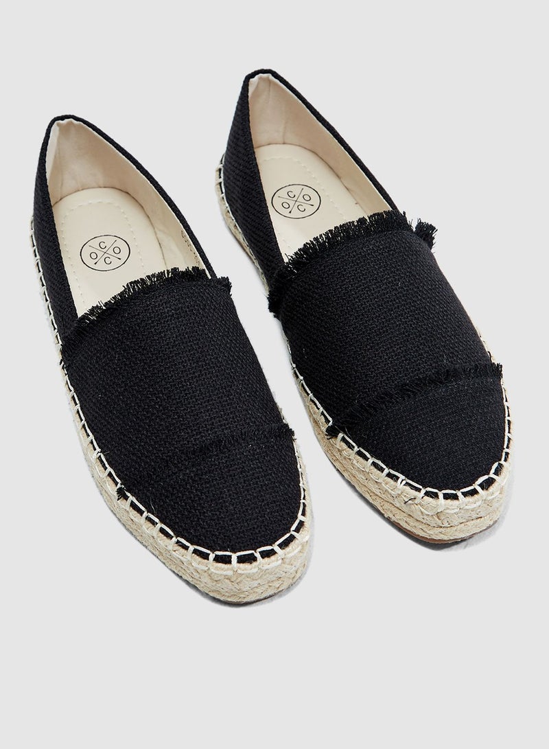 Espadrilles With Fringe Detail