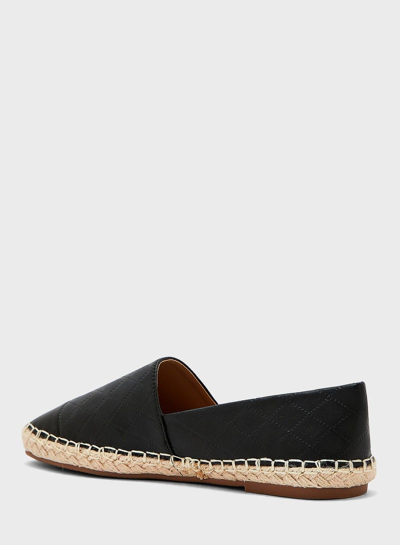 Tonal Weaved Toecap Espadrille