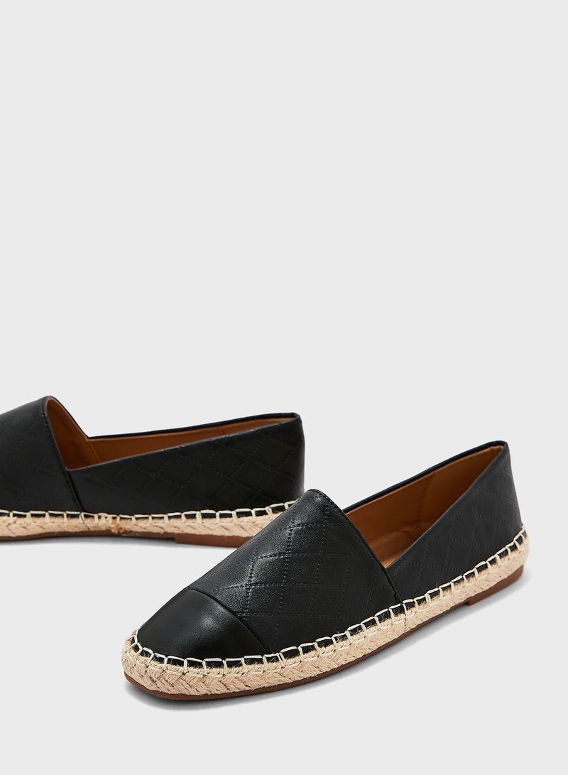 Tonal Weaved Toecap Espadrille