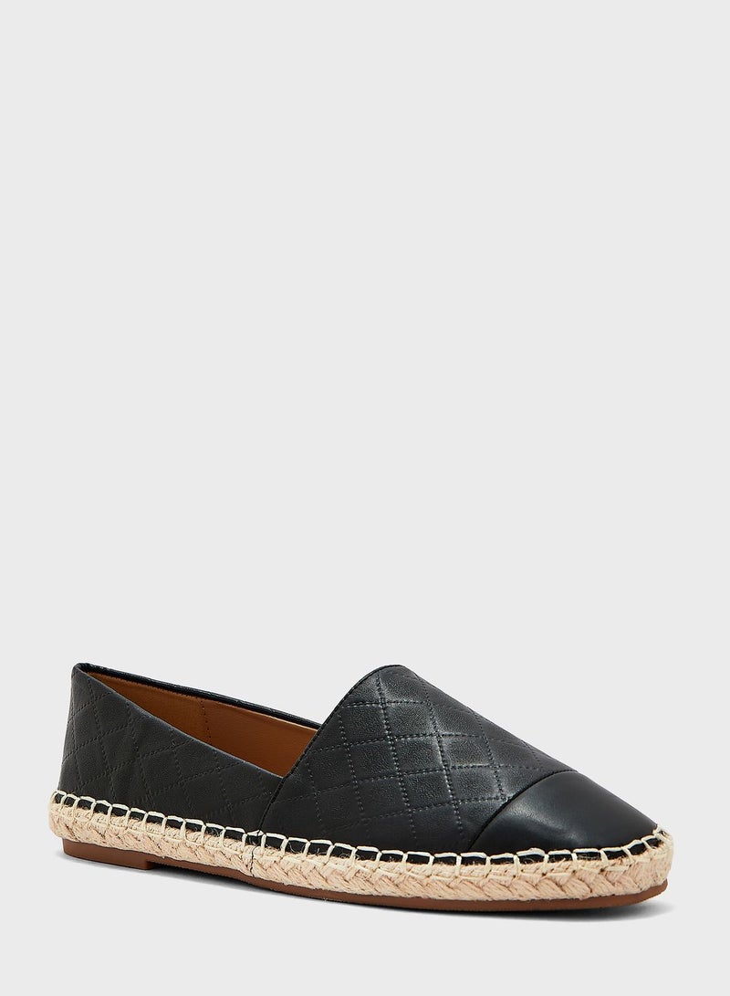 Tonal Weaved Toecap Espadrille