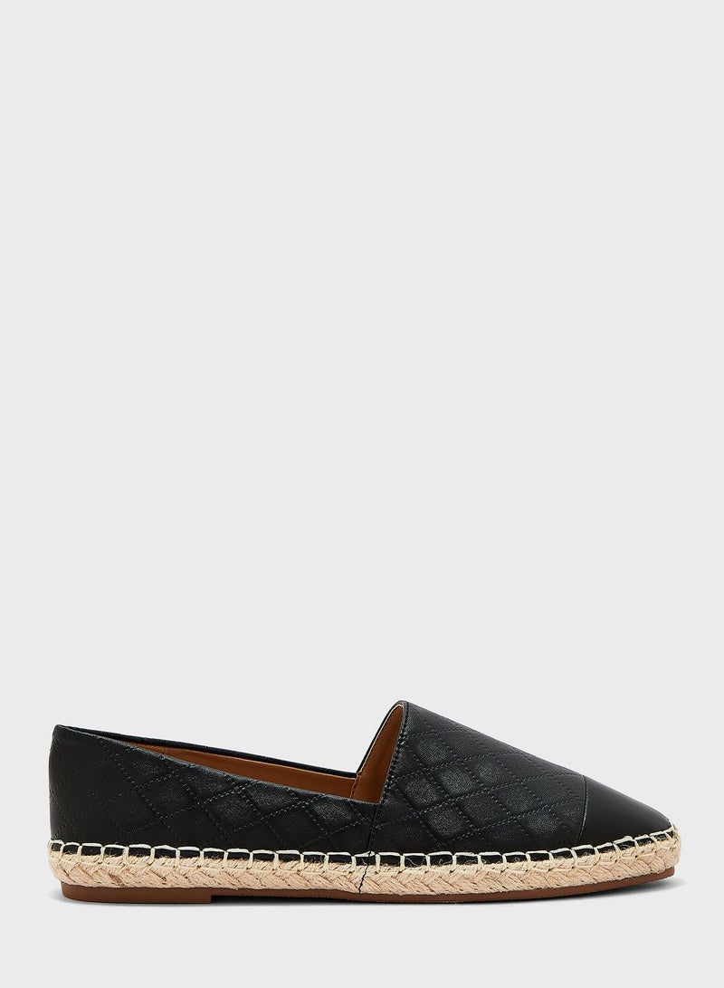 Tonal Weaved Toecap Espadrille