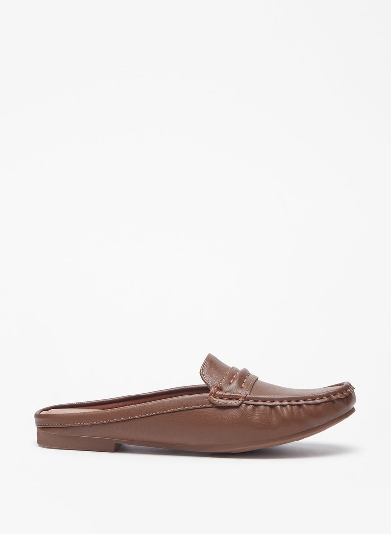 Women Solid Slip-On Mules