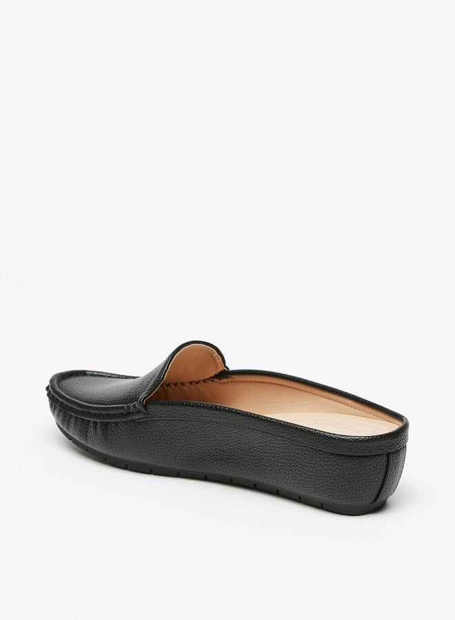 Women's Solid Slip-On Mules