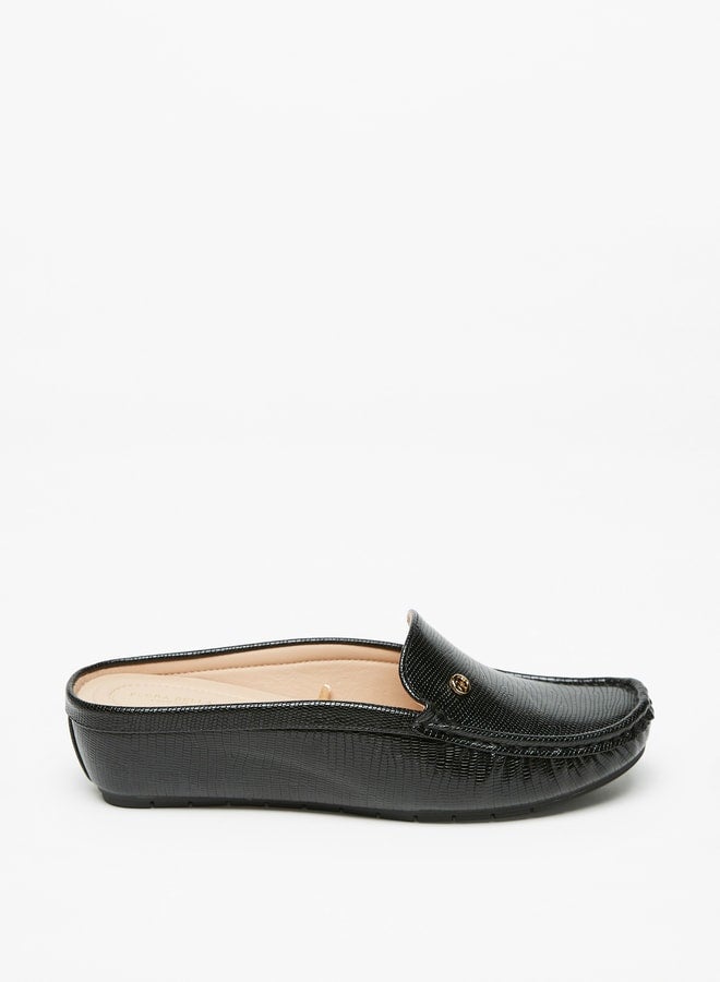 Women's Textured Slip-On Mules